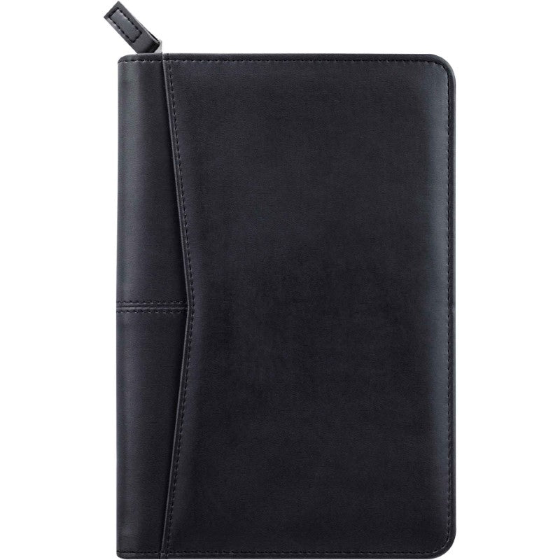 Stylish Pedova Jr. zippered padfolio in Ultrahyde, featuring pockets for documents, media, and ID, perfect for professionals on the go.