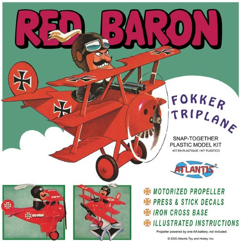 Plastic Kitset - SNAP Red Baron Fokker Triplane