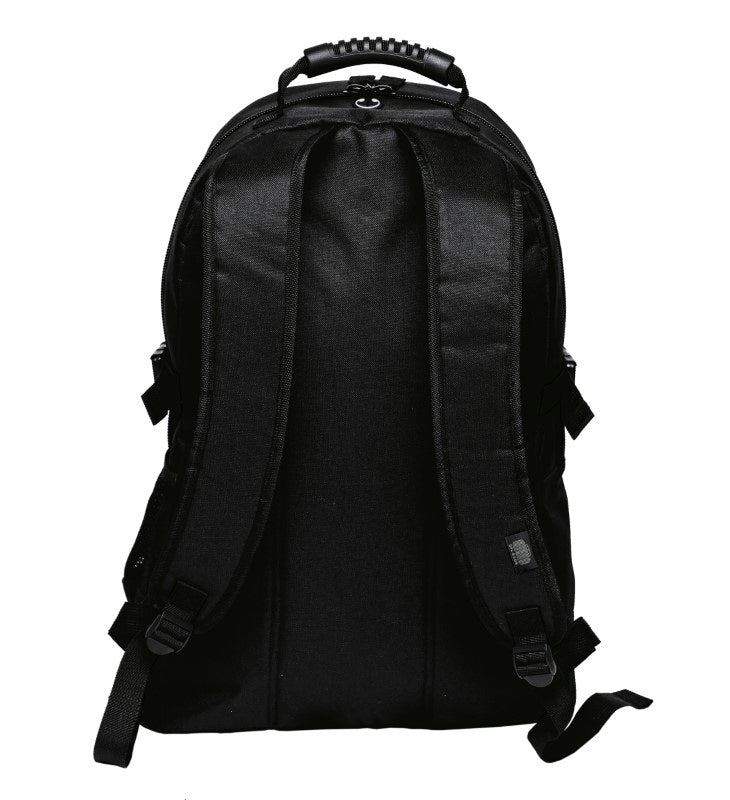 Durable Basket Backpack with a mesh net compartment, padded straps, and ample space for sports gear and essentials.