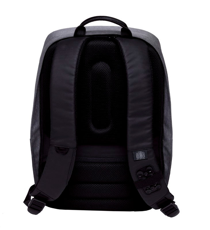 Durable laptop backpack with USB charging port, padded compartments, and comfortable mesh straps for daily commuting.