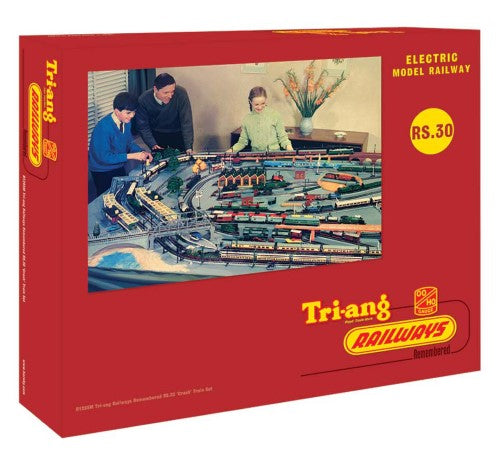 Hornby Tri-ang RS30 Crash Train Set featuring classic trains and dynamic layouts for nostalgic railway adventures.