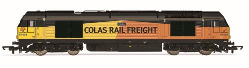 Hornby RailRd PL Colas Rail CL.67 model showcasing detailed diesel-electric locomotive design for enthusiasts and collectors.