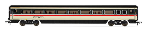 Hornby BR Mk4 Standard Coach B model, featuring realistic detailing and authentic British Rail livery for collectors.