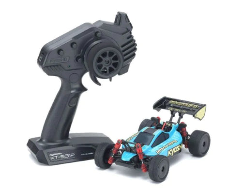 Vibrant green and black MZ Buggy with 4WD, independent suspension, and advanced steering, perfect for R/C racing fun.