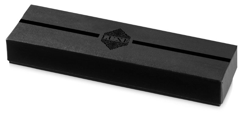 Luxe Tactical Grip Pen Set featuring sleek graphite barrels, geometric detailing, and packaged in a stylish gift box.