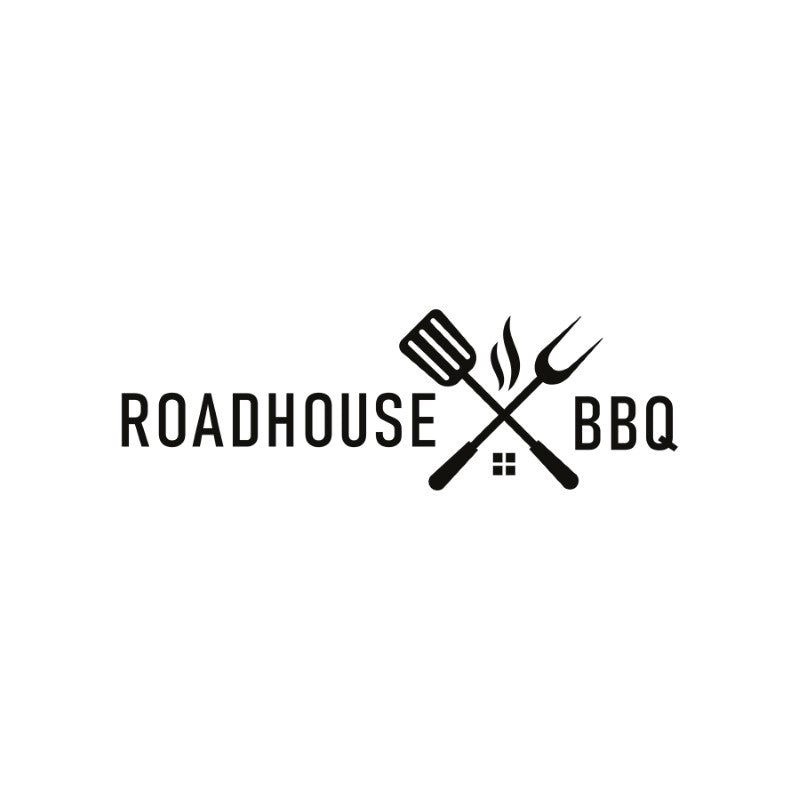 Premium 20-inch stainless steel BBQ tongs with rosewood handles, engraved Roadhouse logo, and elegant presentation box.