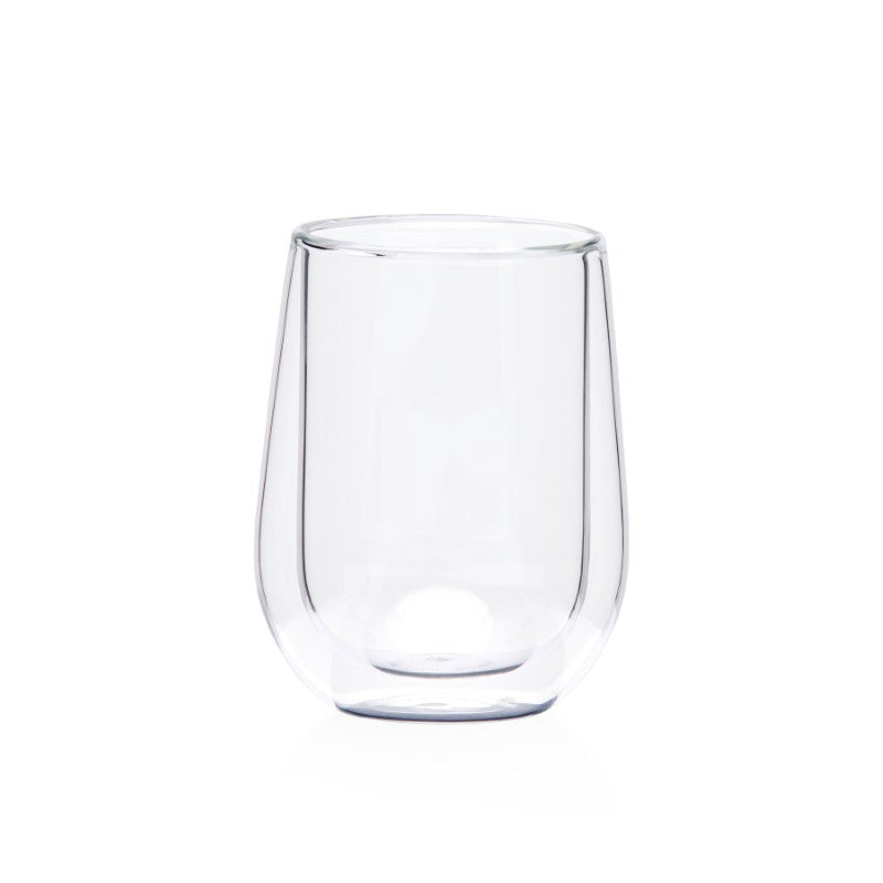 Elegant 3-piece Tea For 2 Set with a 1 L glass teapot and two double-walled glasses for sharing tea moments.