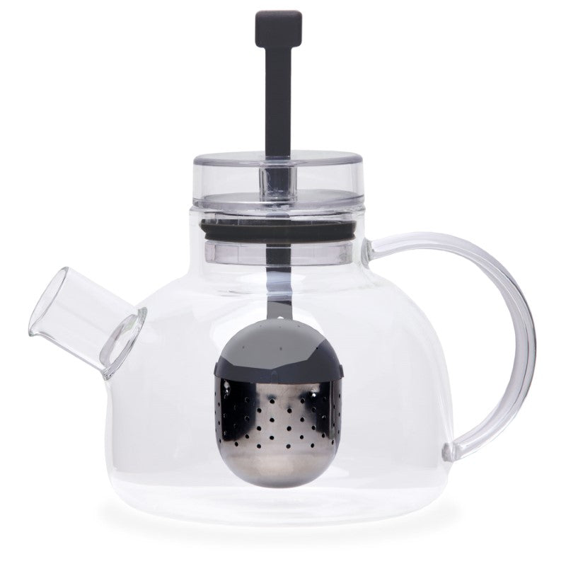 "Elegant 3-piece Tea For 2 Set featuring a 1L glass teapot and two double-walled glasses, perfect for sharing tea moments."