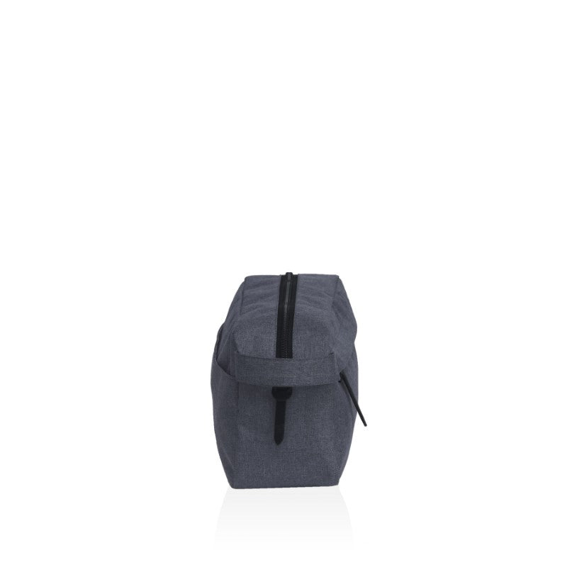 Stylish smpli Wetpac Wash Kit with durable fabric, zippered pockets, and organized mesh compartments for travel grooming essentials.