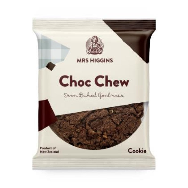 Cookie Chocolate Chewy Individual 100G - Mrs Higgins - 9PC
