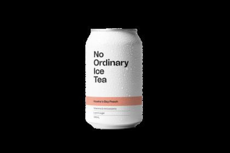 Ice Tea Peach Low sugar Can - No Ordinary - 12X330ML