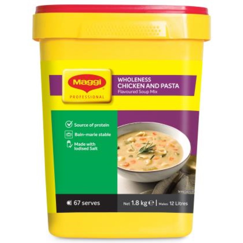 Soup Chicken and Pasta Wholeness - Maggi - 1.8KG