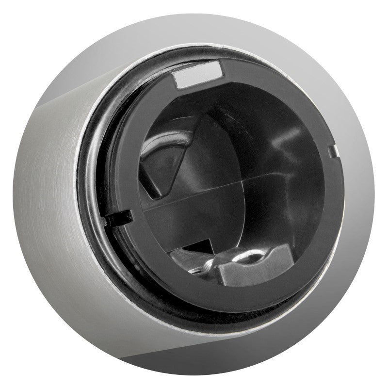 Set of 10 silver automatic bottle openers in stainless steel with a brushed finish for effortless cap removal.