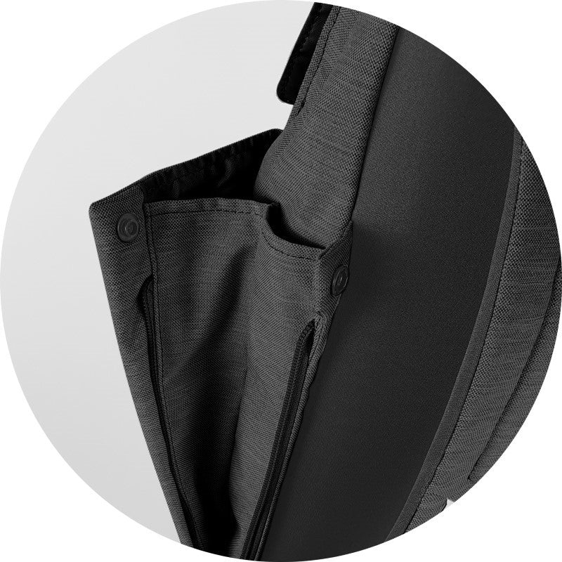 Sleek black Osprey Arcane Flap Backpack with padded laptop sleeve, eco-friendly materials, and stylish organizational pockets.