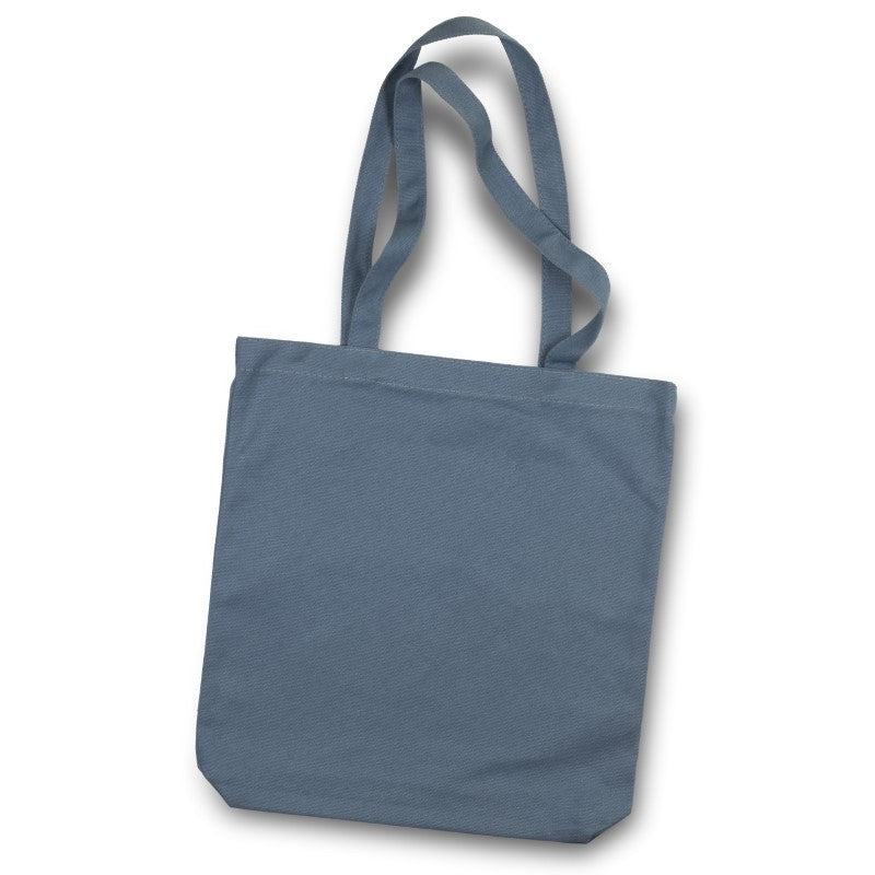 Set of 5 petrol blue canvas tote bags, eco-friendly, durable, 11L capacity, perfect for shopping and daily use.