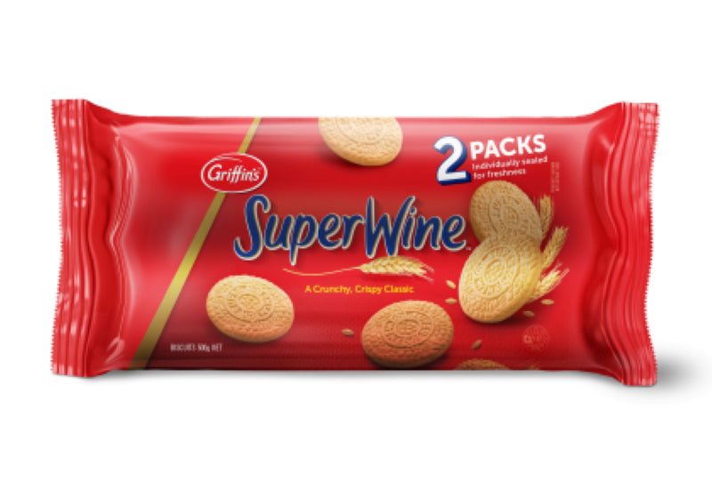 Biscuit SuperWine Twin Pack - Griffin's - 500G