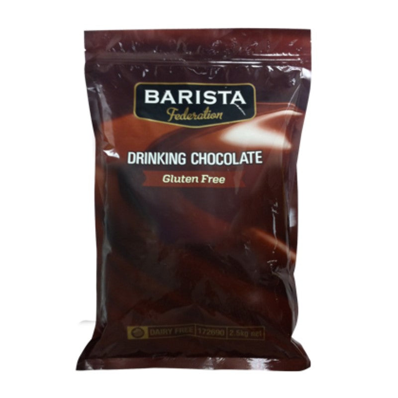 Drinking Chocolate Gluten Free Dairy Free - Barista Federation - 2.5KG