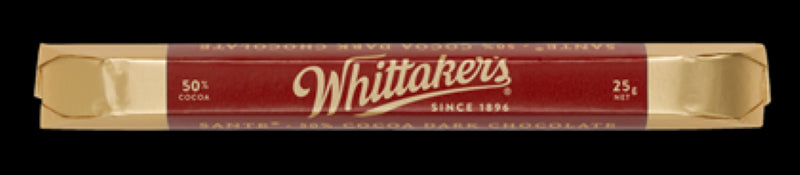 Chocolate Bar Sante Dark Wrapped - Whittaker's - 48PC