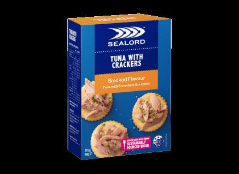 Cracker Tuna Snackit Smoked - Sealord - 111G