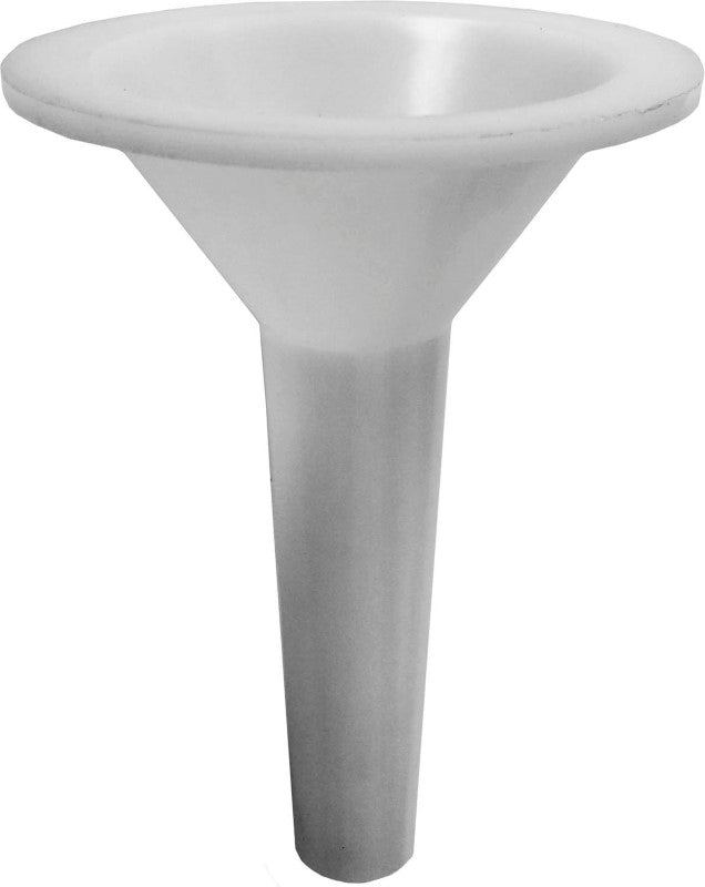 Funnel attachment for size 32 mincer, designed for efficient meat and ingredient feeding, minimizes spills for hassle-free use.