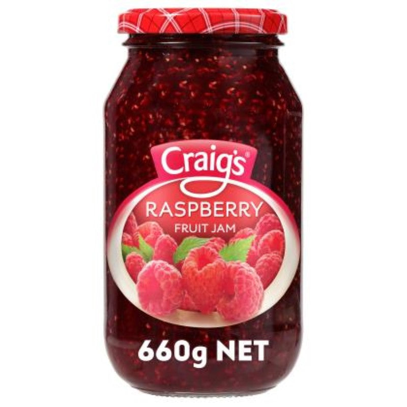Jam Raspberry - Craig's - 660G