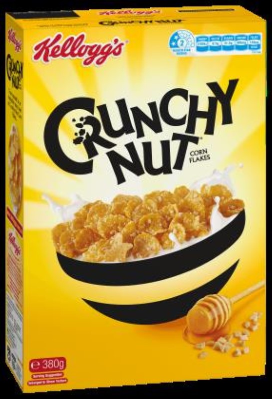 Cornflakes Crunchy Nut - Kelloggs - 380G