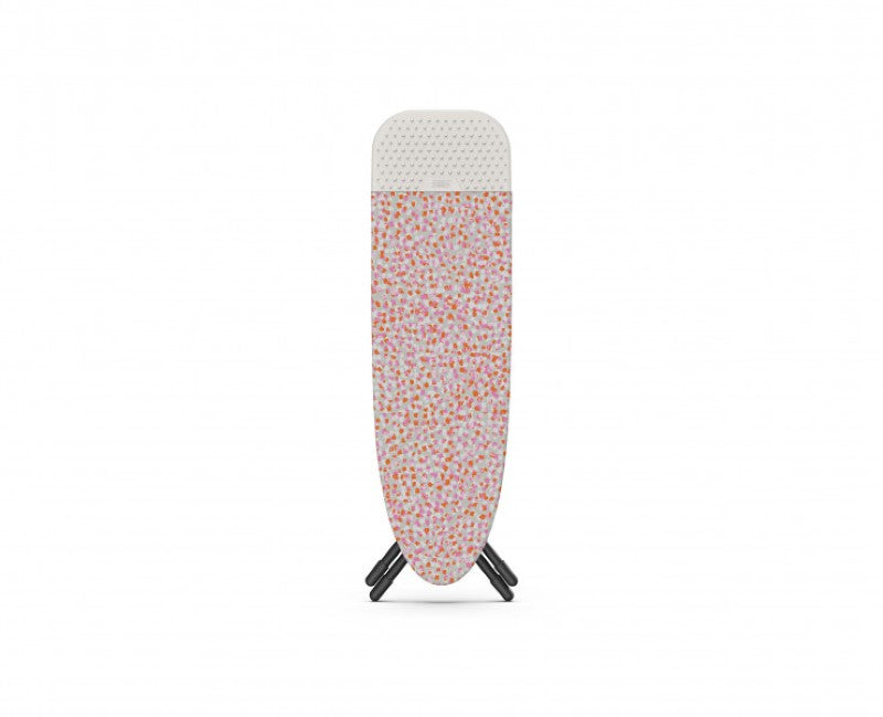 Compact Joseph Joseph Glide Easy-store Ironing Board with adjustable height and smooth setup, featuring a cotton cover and silicone iron rest.