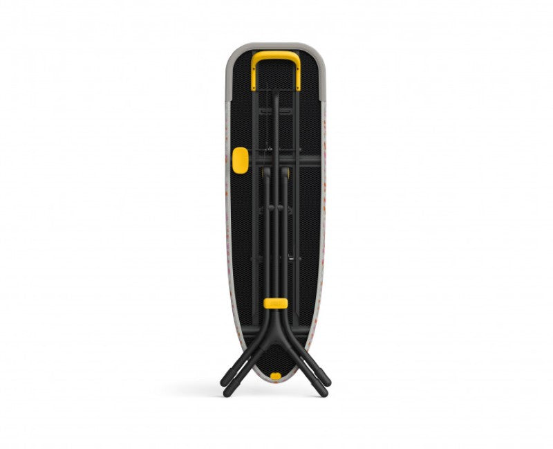 Compact Joseph Joseph Glide Easy-store Ironing Board with adjustable height, ergonomic handle, and heat-resistant surface for convenient ironing.