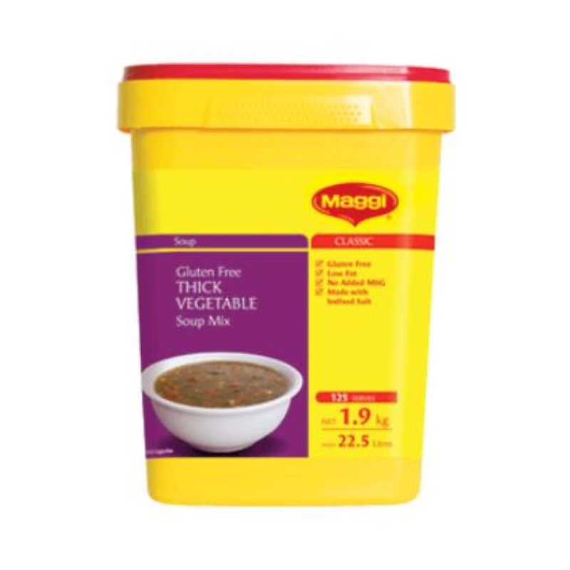 Soup Vegetable Thick Gluten Free - Maggi - 1.9KG