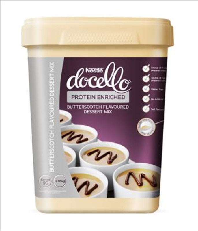 Dessert Mix Butterscotch Protein Enriched - Nestle Docello - 2.05KG