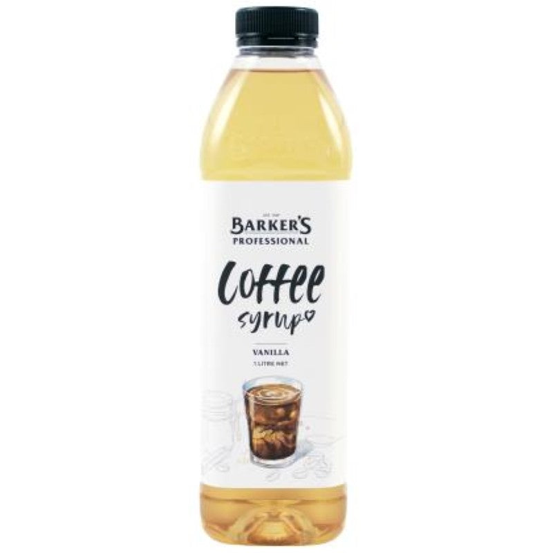 Syrup Coffee Vanilla - Barkers - 1L