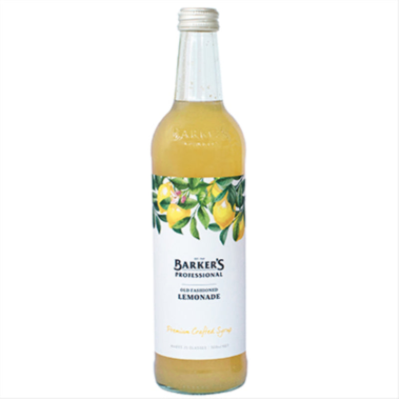 Syrup Lemonade Old Fashioned - Barkers - 500ML