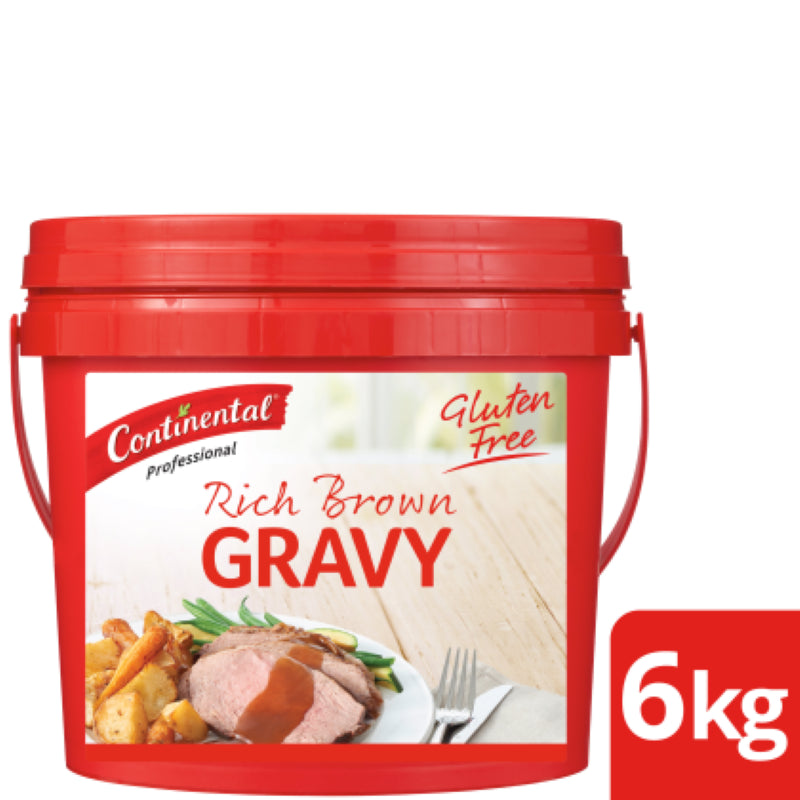 Gravy Mix Rich Brown Gluten Free - Continental - 6KG