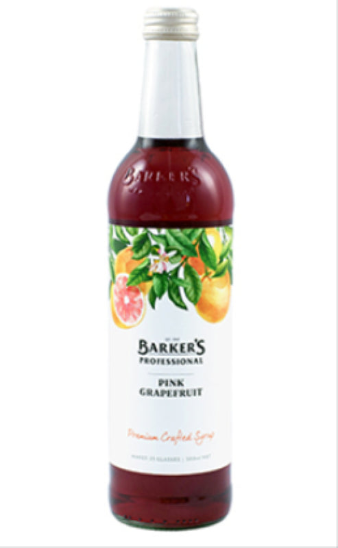 Syrup Grapefruit Pink - Barkers - 500ML
