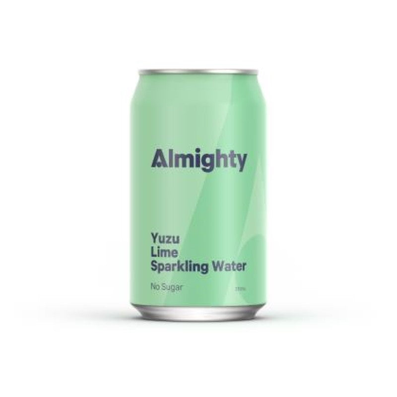 Water Sparkling Yuzu And Lime - Almighty - 24X330ML