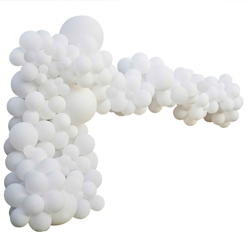 Luxe White Balloon Arch Kit Pack of 200