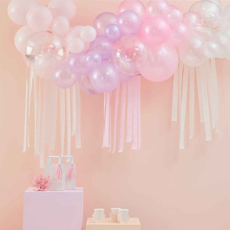 Pastel, Pearl & Ivory Balloon Arch Kit Pack of 50