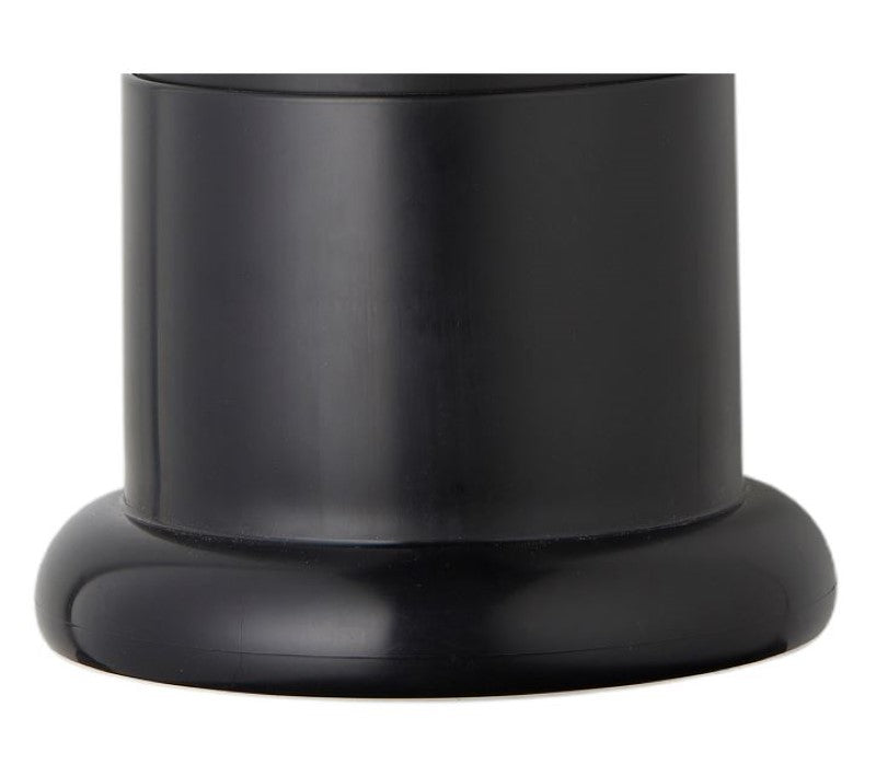 Black Pod Classic Floor Stand with anti-slip design, designed for hygienic, low-contact sanitary disposal in modern washrooms.