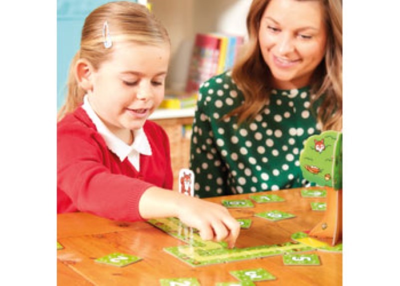 Colorful Orchard Game - Nutty Numbers for kids, promoting math skills through fun counting and matching with adorable animals.