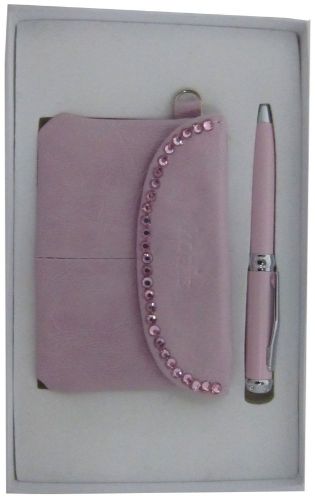 Chic stationery set featuring a stylish pink pen and a compact pink purse for organization and creativity.