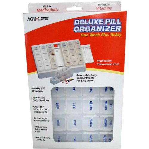 Deluxe Weekly Pill Organizer Acu-Life