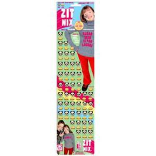 Zit Nix Sticker Set features fun Pimple Panda and Greasy Burger stickers to stylishly cover blemishes for any occasion.