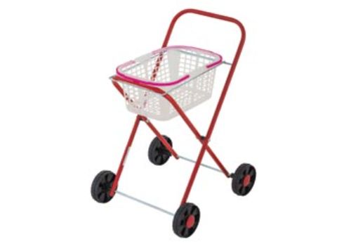 Orbit Metal Clothes Trolley with removable basket, sturdy wheels, and colorful pegs for organized laundry and playtime storage.