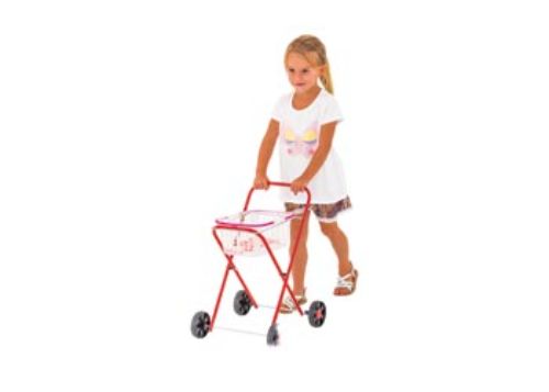 Stylish Orbit Metal Clothes Trolley with removable basket and wheels for easy transport, perfect for laundry and playtime storage.