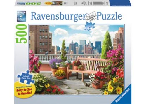 Large Format Puzzle - Ravensburger - Rooftop Garden Large Format Puzzle 500pcLF