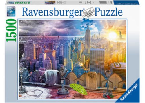 Puzzle - Ravensburger - Seasons of New York 1500pc