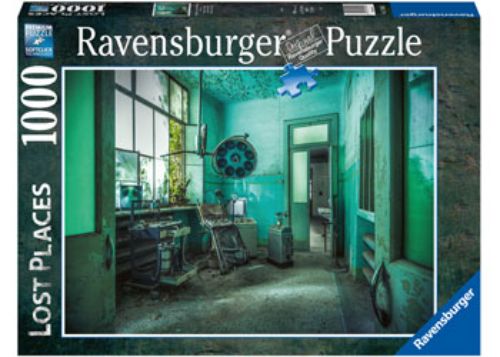Vibrant 1000-piece Ravensburger puzzle featuring 'The Madhouse' design, ideal for family fun and honing problem-solving skills.