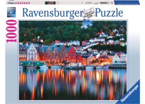 Puzzle - Ravensburger - Bergen Norwegian Puzzle 1000pc