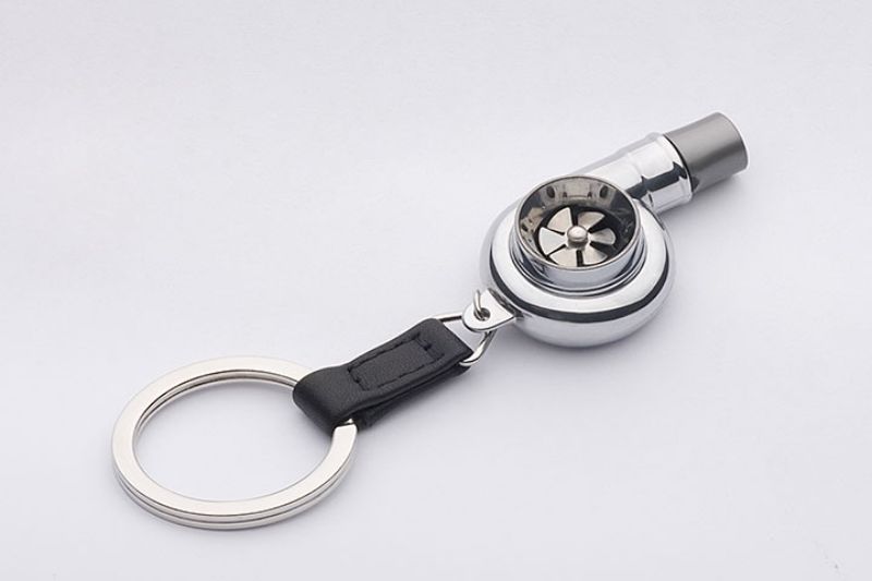 Meticulously crafted AUTOart Turbocharger keychain, showcasing detailed diecast design for car enthusiasts and collectors.