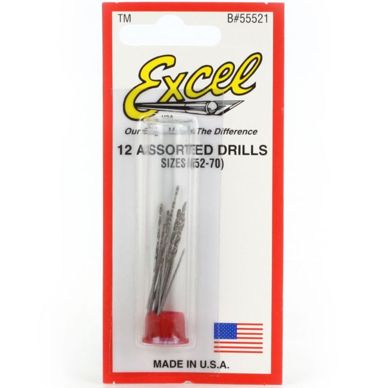 Hobby Tool  - 12 Assorted Micro Drill bits